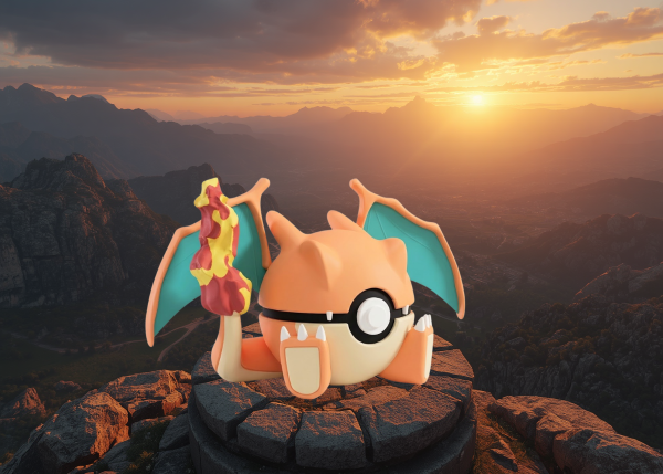 photorealistic grand view, ancient ruins stone pedestal, perched on a mountain peak overlooking a vast legendary valley with ancient structures in the distance, dramatic golden hour sunset lightin